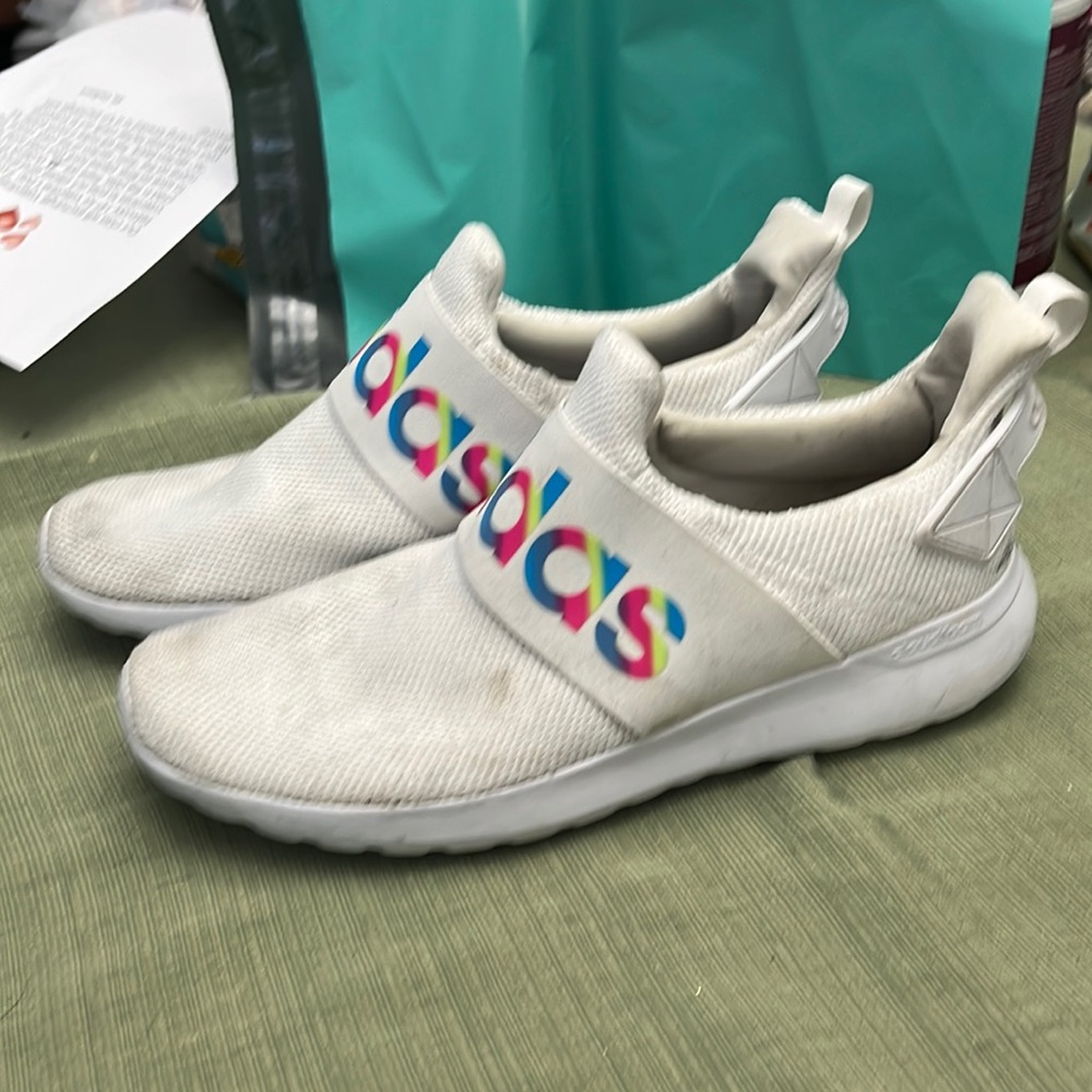 ADIDAS Lite Racer Adapt Tennis Shoe 9.5 Cloud Foam